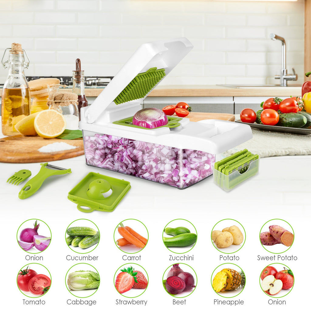 Vegetable chopper grater and peeler