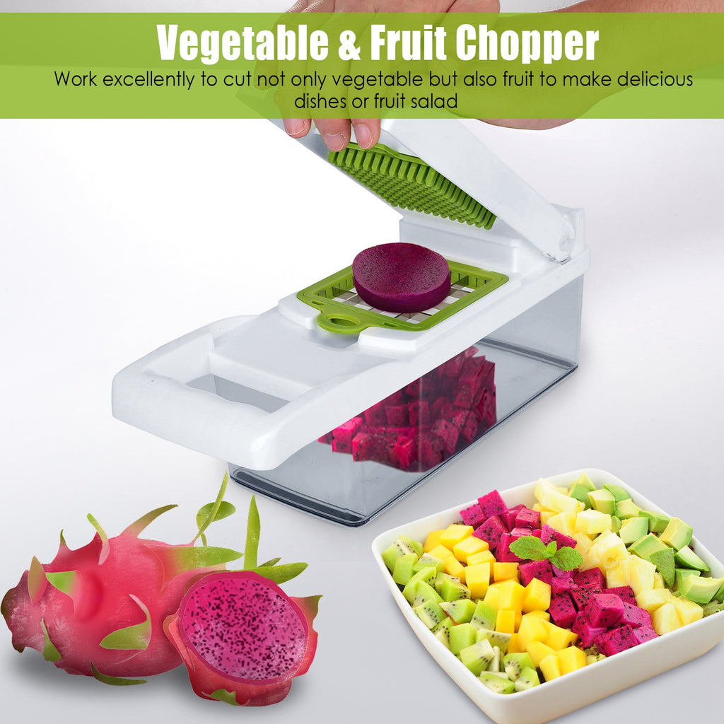 Vegetable chopper catch container