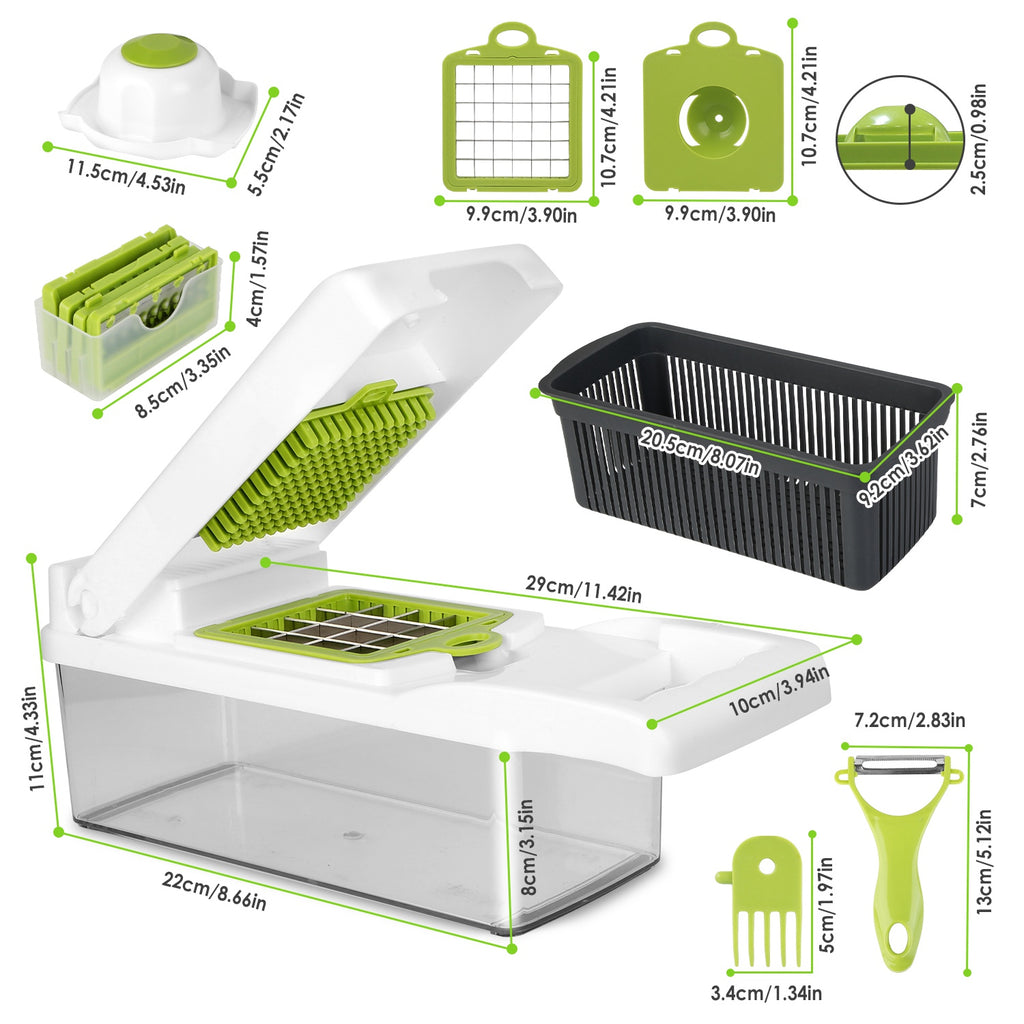 Vegetable chopper easy to clean