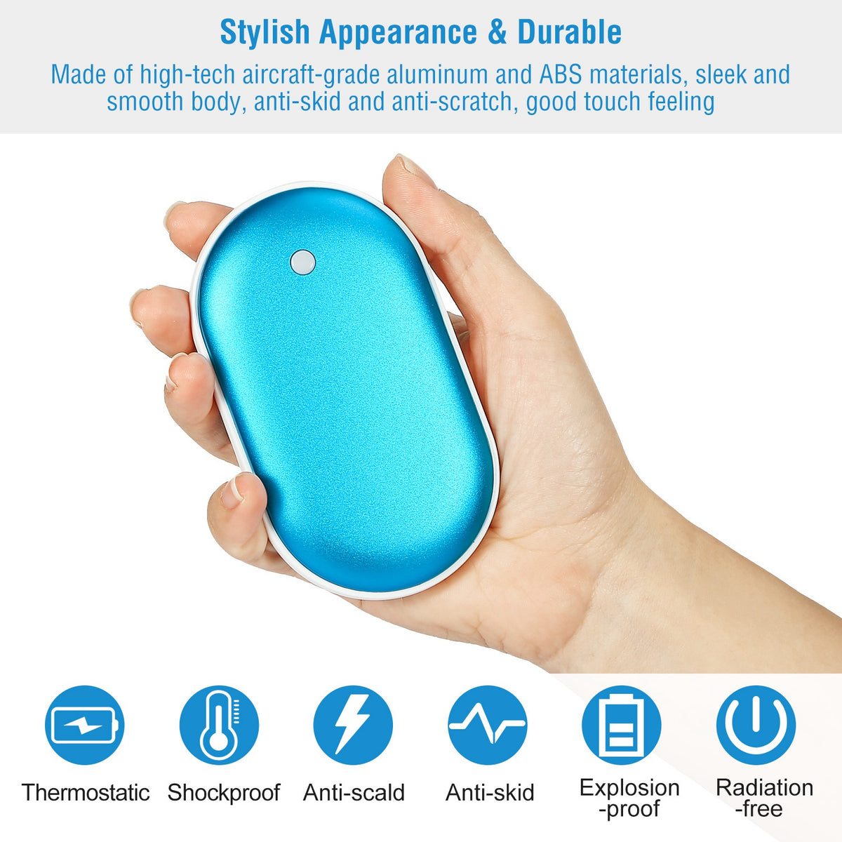Hand warmer 3 temperature levels