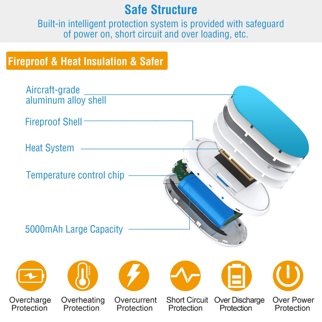 Hand warmer for winter outdoors