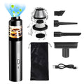 Black cordless handheld vacuum 15000Pa