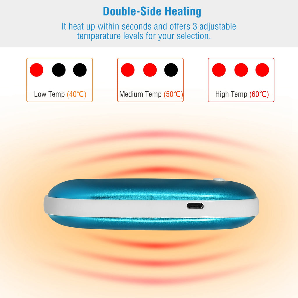 Hand warmer USB charging